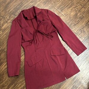 Elegant Maroon Women's dress